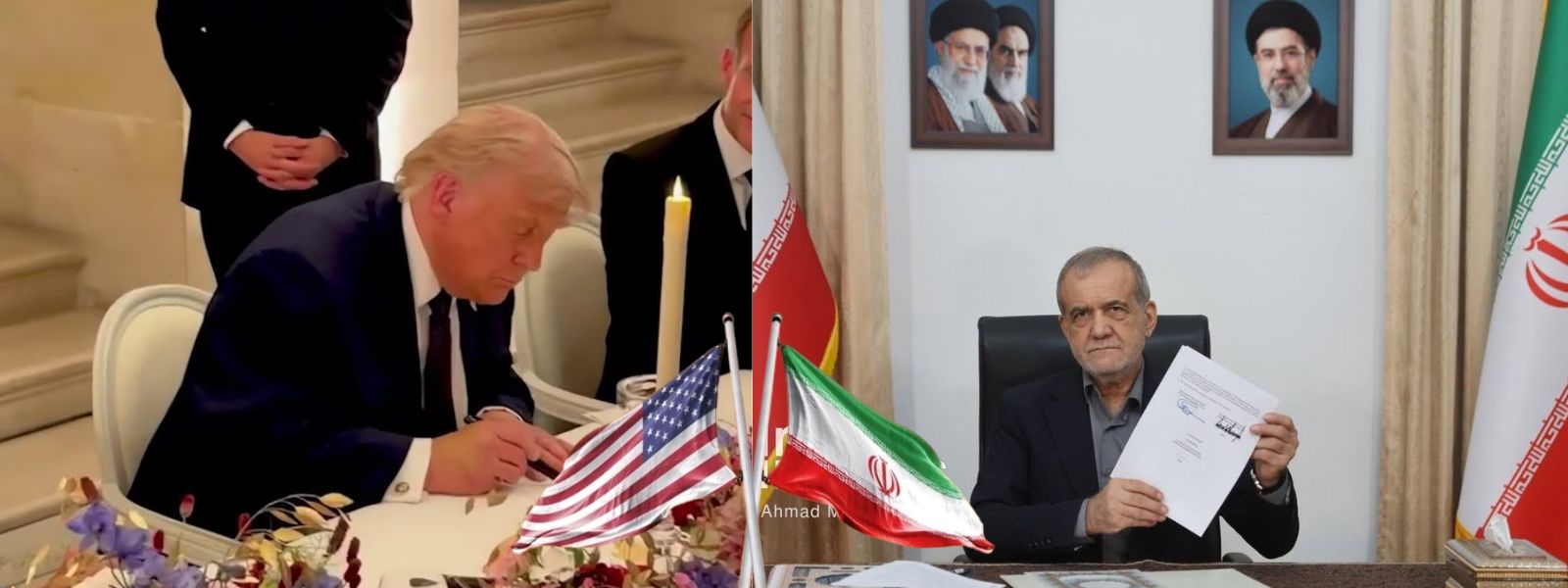 US, Iran Presidents Signs Initial Peace Deal Digitally and Remotely