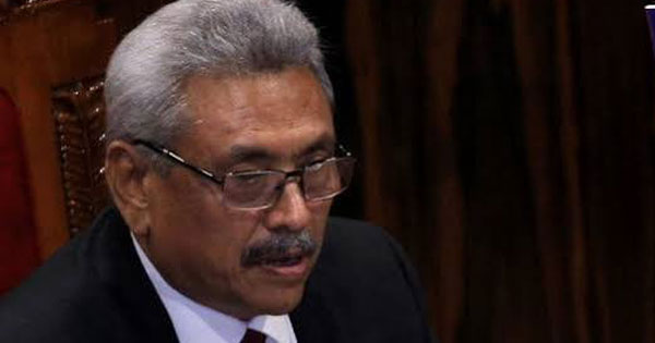පාස්කු ප්රහාරය සම්බන්ධයෙන් අත්අඩංගුවට නොගන්නැයි හිටපු ජනපති ගෝඨාභයගෙන් පෙත්සමක්