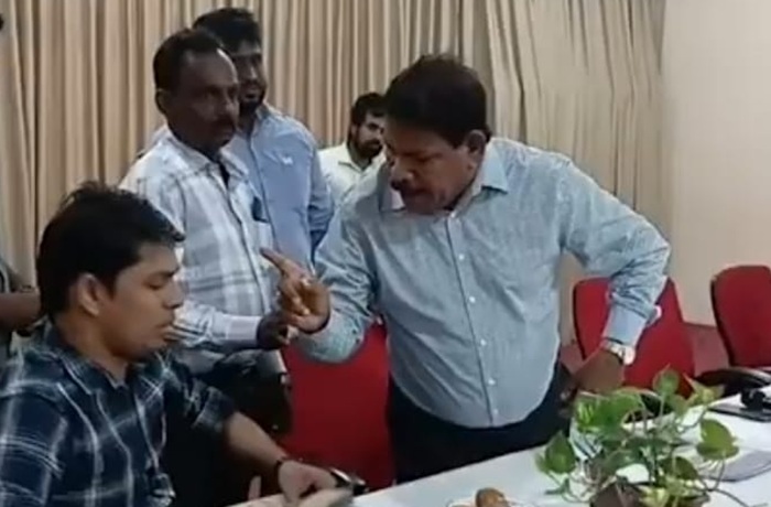 MP Archchuna and Fisheries Minister Ramalingam Chandrasekar clash (Video)