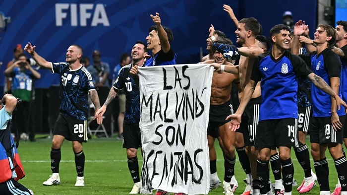 FIFA responds as Argentina faces possible action over Falklands banner